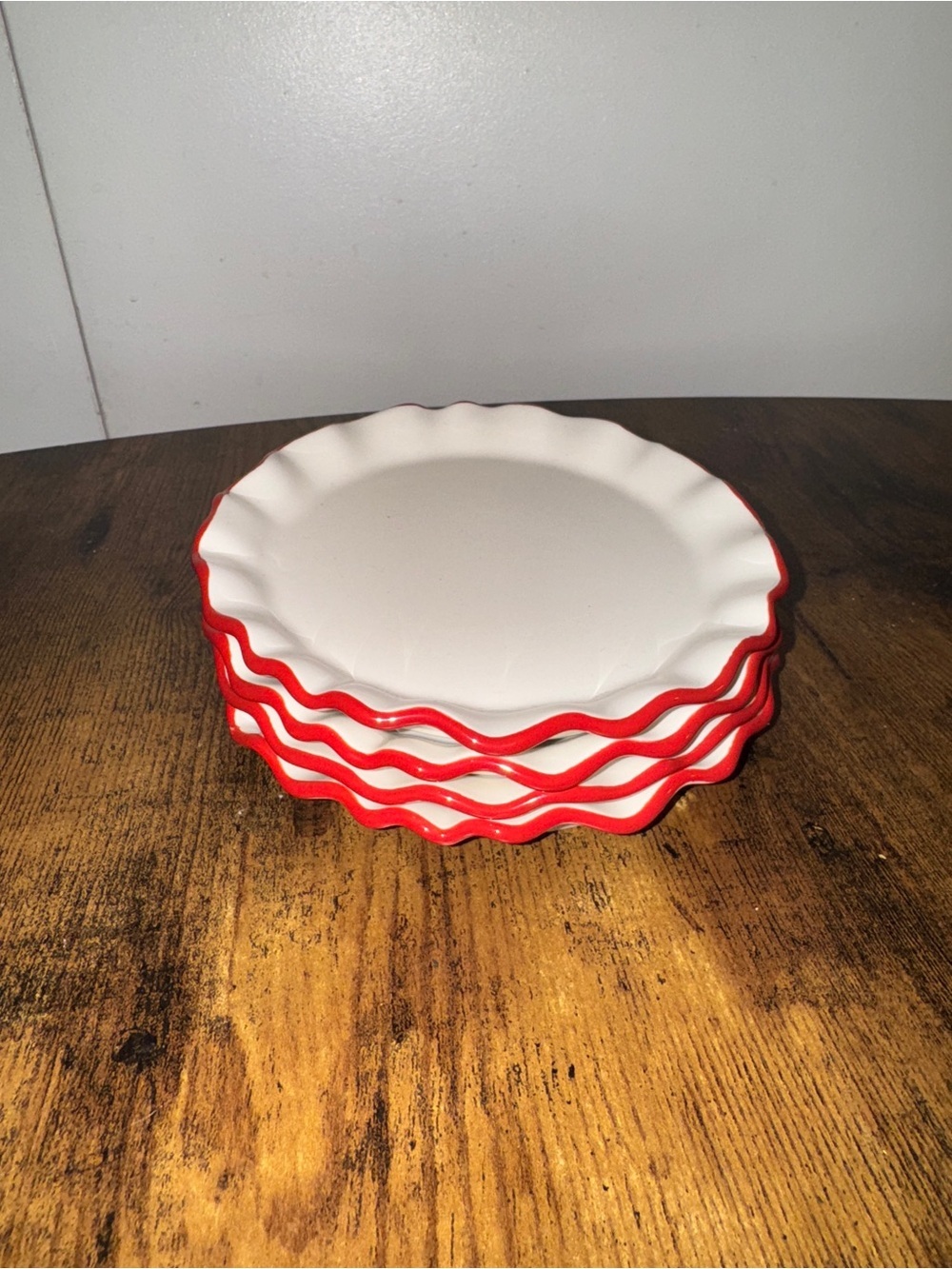 Threshold Small White Ceramic Plates (4)